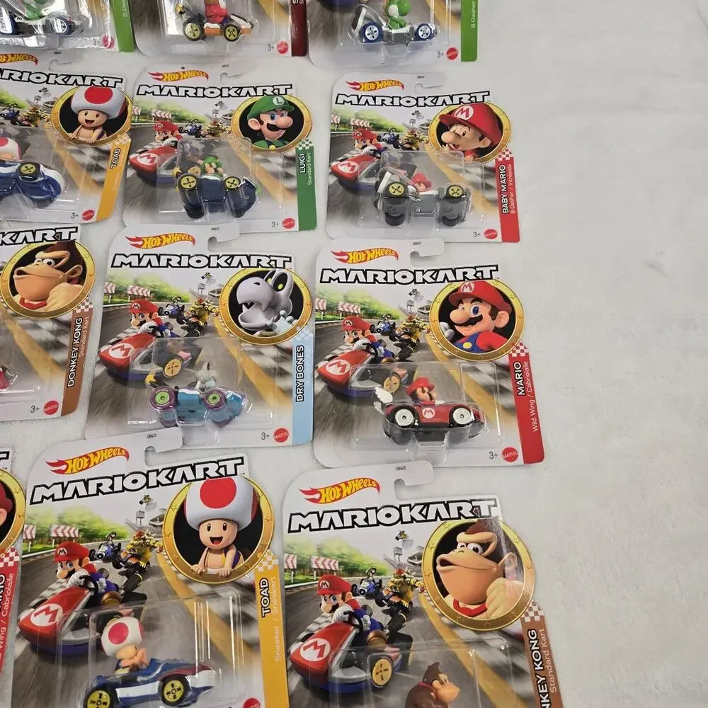 NIB 2026 Hot Wheels Mario Kart Complete Set of 15 Die-Cast Cars